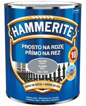 HAMMERITE POŁYSK SZARY 2,5 L