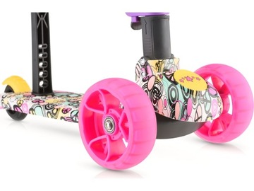 ТРЕХКОЛЕСНЫЙ СКЛАДНОЙ БАЛАНСОВЫЙ САМОКАТ 2 В 1 LED