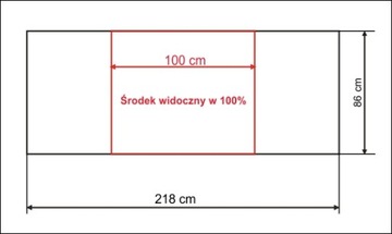 Trybunka reklamowa DUŻA , Lada Targi, z półką + wydruk