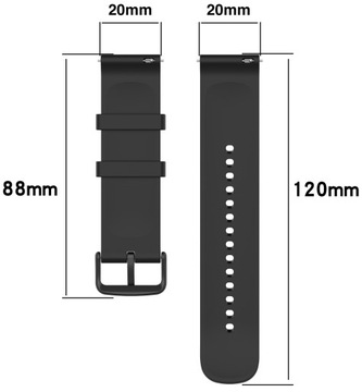 PASEK SEBPOL GTR DO SMARTWATCH|ZEGARKA 20MM SAMSUNG HUAWEI AMAZFIT POLAR