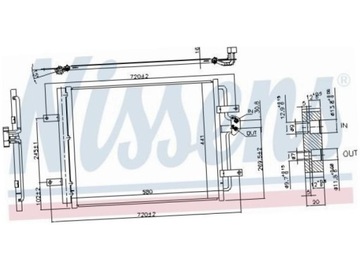 CHLADIČ KLIMATIZACE NISSENS 940584