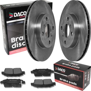 TARCZE I KLOCKI DACO TOYOTA YARIS 99- PRZÓD