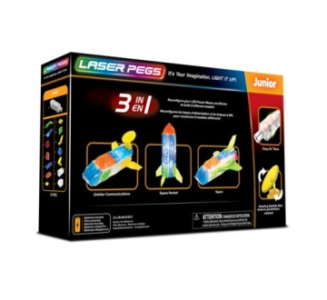 ЛАЗЕРНЫЕ КОЛЫШКИ 3В1 КОСМИЧЕСКИЕ СВЕТЯЩИЕСЯ БЛОКИ 31010