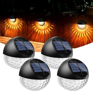 4X SOLAR LATARNIA LAMPA ULICZNA LAMPA ŚCIENNA IP65
