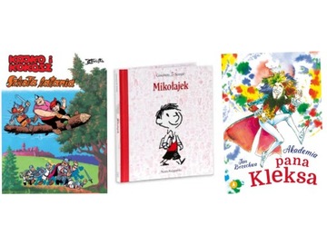 NOWE OBOWIĄZKOWE Lektury kl4Mikołajek KLEKSA KAJKO