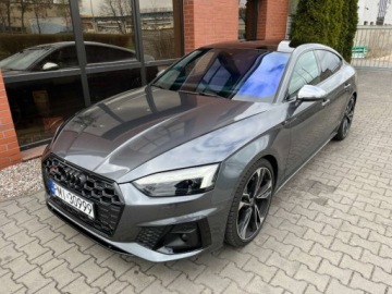 Audi A5 F5 S5 Coupe Facelifting 3.0 TDI 347KM 2020 Audi S5 Sportback 3.0 diesel 347KM S5 zarej w PL zadbany ksiazka serw