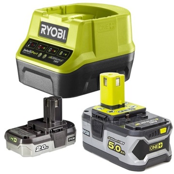 НАБОР ИНСТРУМЕНТОВ RYOBI COMBO, 9 предметов, 18 В, 2 батарейки