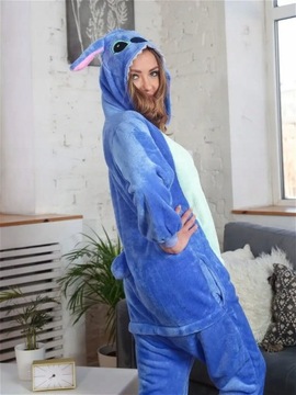 PIŻAMA STITCH STICH DRES ONESIE KIGURUMI KOMBINEZON - XL