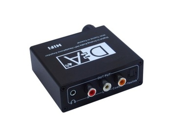 Двусторонний преобразователь Toslink/коаксиальный +DAC SPDIF