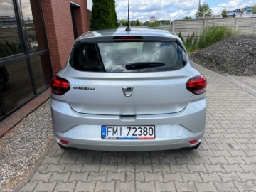 Dacia Sandero III Hatchback 5d 1.0 TCe 90KM 2021 Dacia Sandero 1.0 benzyna 91 KM zarej w PL bezwypadkowy serwisowany za, zdjęcie 5