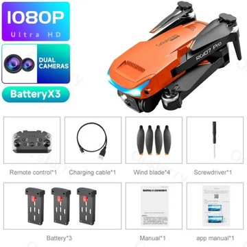 2023 HOT RG107 Pro Mini Drone 4K ESC с трехсторонним обходом препятствий
