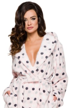 КОРОТКИЙ ТЕПЛЫЙ - ВНИЗ-ВНИЗ ЖЕНСКИЙ КОМНАТНЫЙ ХАЛАТ БАННЫЙ ХАЛАТ M