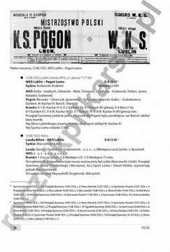 Футбольный ежегодник 1923 г. Польша-Европа-Мир