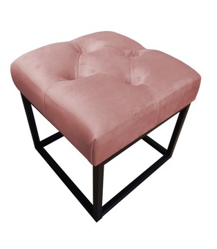Pufa CHESTERFIELD LOFT ławka podnóżek metal MG58