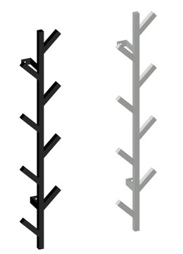 WIESZAK NA UBRANIA ŚCIENNY LOFT DRZEWO 90 cm