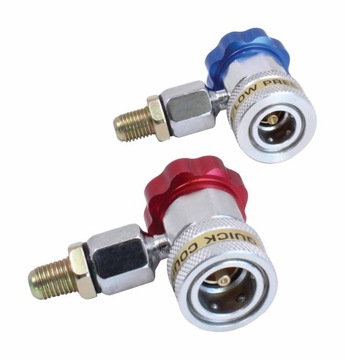 Złącza serwisowe 90° do systemów klimatyzacji R134 Satra S-2QJ90