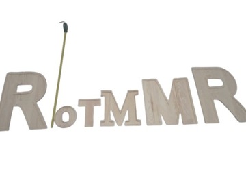 3D декупаж деревянных букв