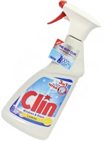 Płyn do mycia szyb okien CLIN CYTRYNA 500ML spray
