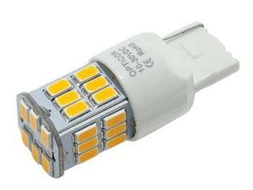 Żarówka Samochodowa LED Wy21W W21W T20 7440 12V DC Kolor Pomarańczowy