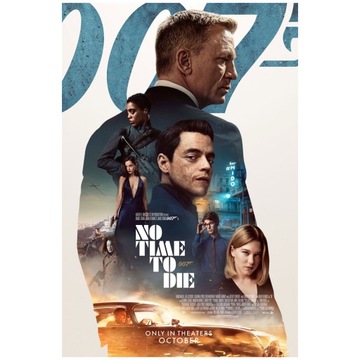 Plakat No Time to Die Nie czas umierać A1+