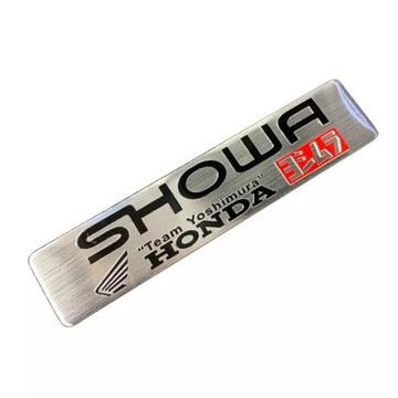 YOSHIMURA NAKLEJKA NA TŁUMIK WYDECH HONDA SHOWA ŻAROODPORNA ALUMINIUM !!!