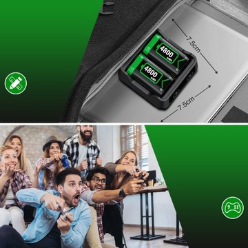 2x АККУМУЛЯТОР ДЛЯ Xbox Series S/X Pad