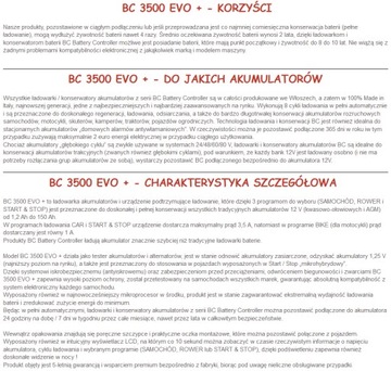 Зарядное устройство BC 3500 EVO+ 3,5А 12В
