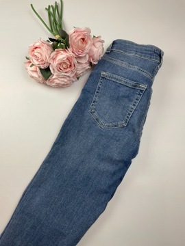 Spodnie damskie jeansowe jeansy zwężane PIECES USA XS