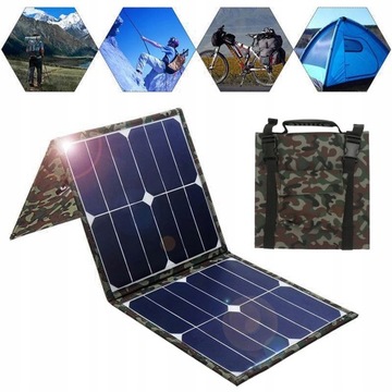 TURYSTYCZNY PANEL SOLARNY 100W USB MATA SŁONECZN