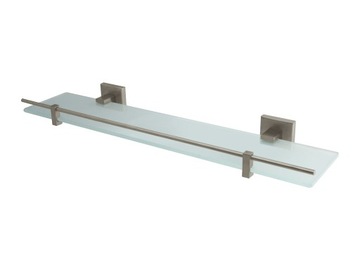 Półka łazienkowa prysznicowapod lustro szkło metal Bisk 00570 50cm Nord