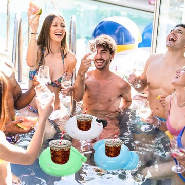 6 ШТ. ДУЮЩИЕ КАРТОННЫЕ ДЕРЖАТЕЛИ ДЛЯ НАПИТКОВ ДИЗАЙН ЖИВОТНЫХ