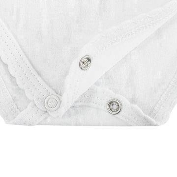 БЕЛОЕ ДЕТСКОЕ БОДИ НА ТОНКИХ УЗКИХ ЛЕМЯХ 74 хлопок 100%