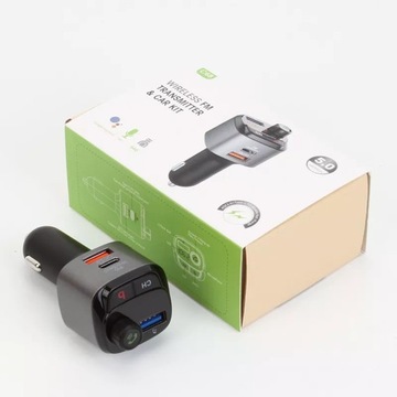 FM-ПЕРЕДАТЧИК АДАПТЕР BLUETOOTH USB SD MP3 QC 3.0