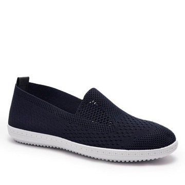 GRANATOWE TENISÓWKI DAMSKIE SLIP ON KAMIOSA 36