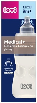 LOVI MEDICAL+ BOTTLE 330мл 9M+ SUPERVENT соска