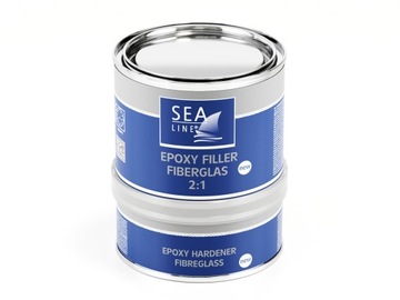 SEA LINE SZPACHLÓWKA EPOXYDOWA FIBERGLASS 2:1 750g