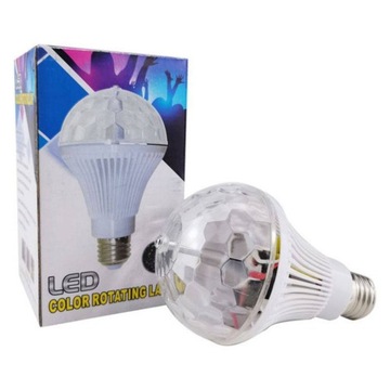 Żarówka LED Disco Mini Party obrotowa E27 LBCRL