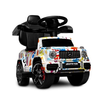 XXXL MERCEDES G63 AMG с коляской, поворотной ручкой, камуфляжный лак