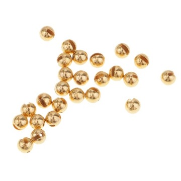 2x25 шт. вольфрамовый шарик с прорезями для завязывания мух