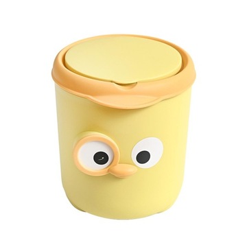 Mini kosz na śmieci Kreskówka z pokrywką Mały