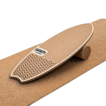 Deska do balansowania Surf88 Switch + roler korkowy + mata