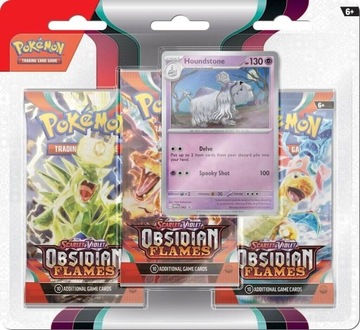 karty POKEMON 3 booster OBSIDIAN FLAMES HOUNDSTONE