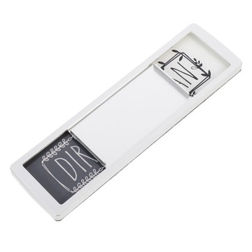 CZYSTE BRUDNE NAKLEJKI MAGNETYCZNE CZYSZCZENIE LOGO