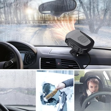 ПОРТАТИВНЫЙ АВТОМОБИЛЬНЫЙ ВЕНТИЛЯТОР АВТОМОБИЛЬНЫЙ ОБОГРЕВАТЕЛЬ 12В