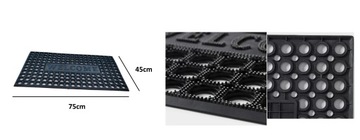 КОВРИК ВХОДНОЙ РЕЗИНОВЫЙ АЖУРНЫЙ ДЛЯ УХОДНОЙ ОБУВИ, ДОБРО ПОЖАЛОВАТЬ