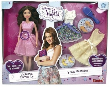 LALKA ŚPIEWAJĄCA VIOLETTA Z AKCESORIAMI SIMBA DISNEY