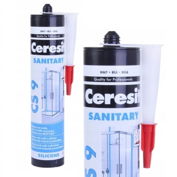 CERESIT SILIKON SANITARNY CS9 280ML BIAŁY