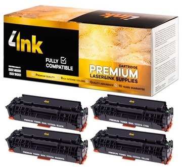 4x TONER DO HP / 304A / CM2320 / CP2020 / CP2025