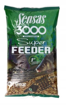Sensas Zanęta 3000 1kg Super Feeder Etang Noire