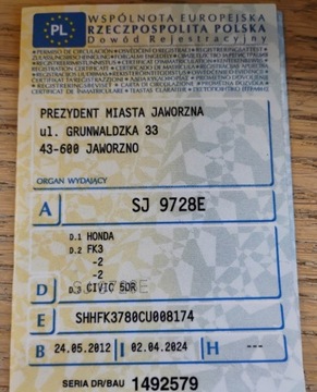 Honda Civic IX Hatchback 5d 2.2 i-DTEC 150KM 2012 Honda Civic 2012r 2.2.CDI. Uszkodzony przod. 2.2 Diesel 150KM, zdjęcie 21